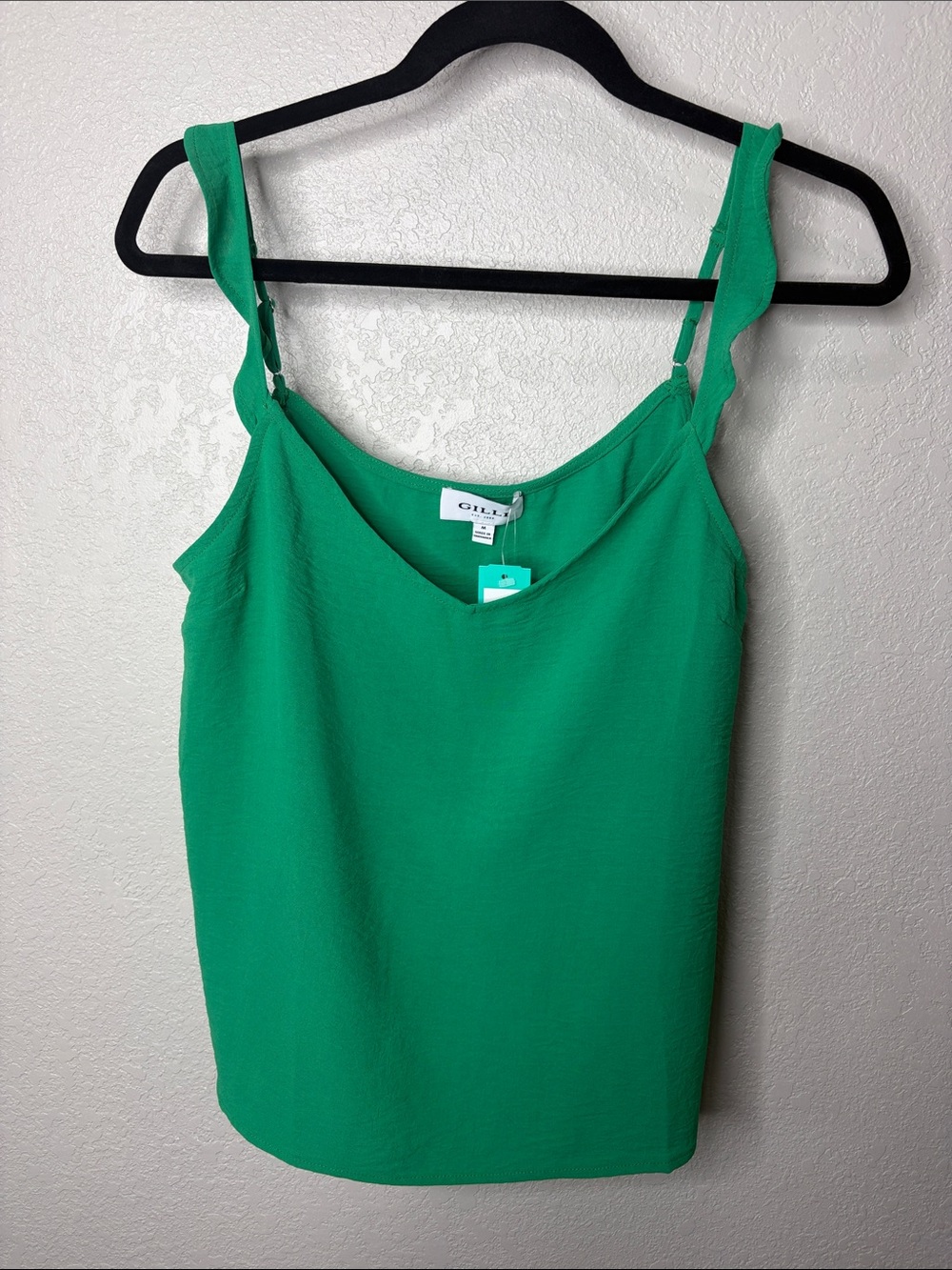 Gilli Bright Green V-Neck Camisole